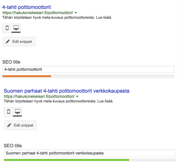 yoast seo title esimerkki
