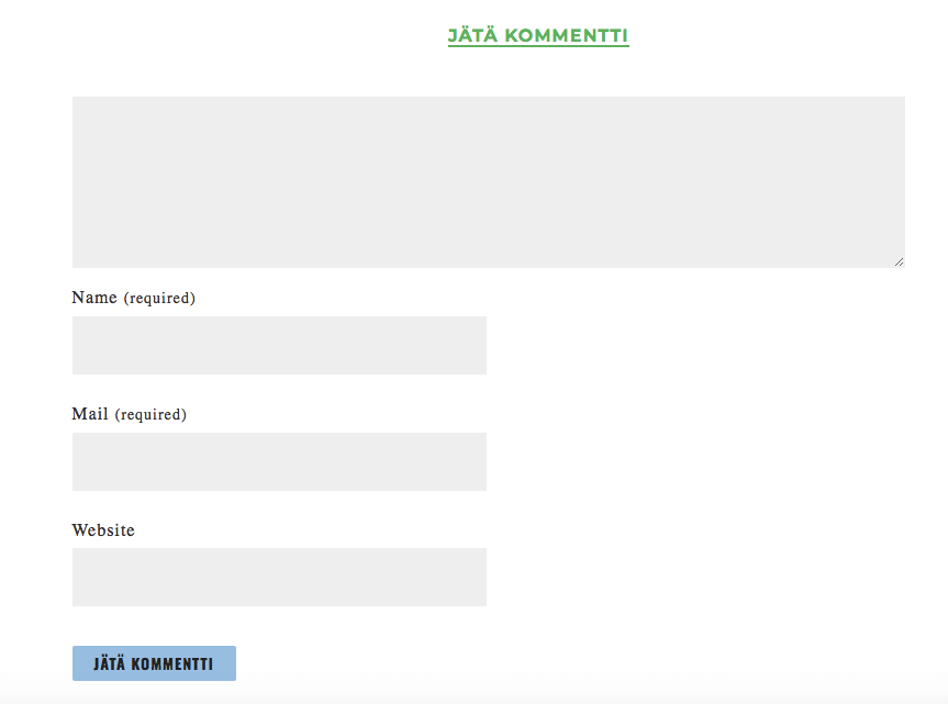 blogikommentointi ohje