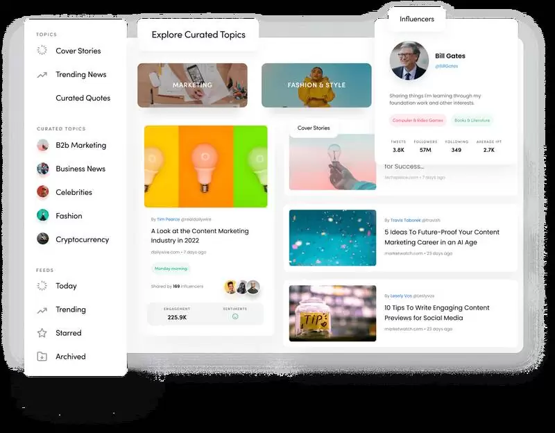 Contentstudio screenshot